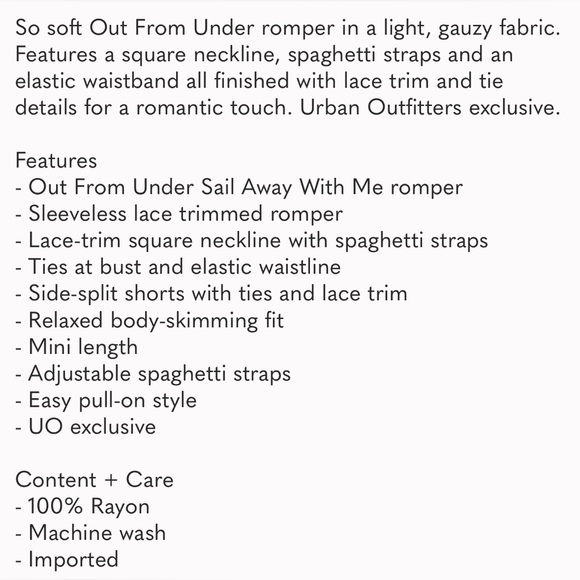 UO Out From Under Sail Away With Me Romper in Yellow - Picture 4 of 4